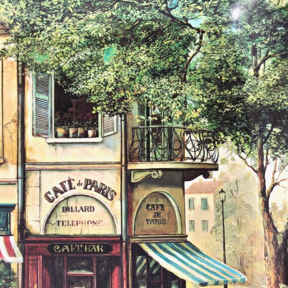 Pimpernel Parisian Scenes melamine small serving tray Paris Street Cafe Bistro - Picture 8 of 10